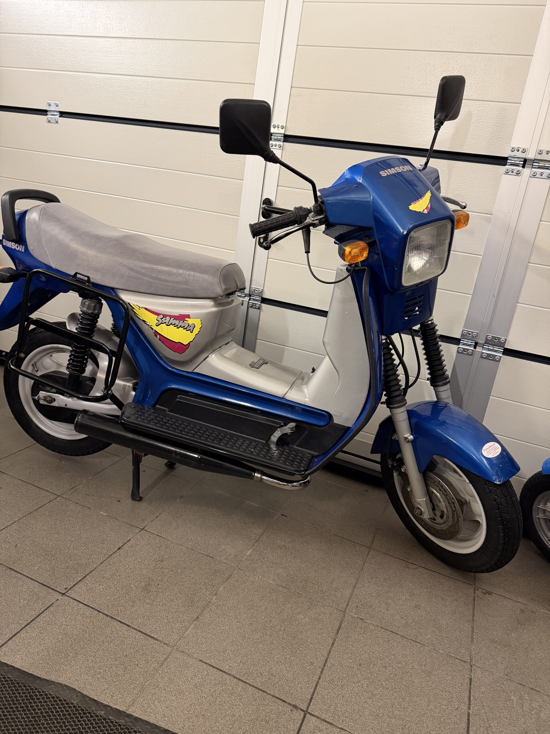 Simson GAMMA SR80 farbycznie wersja XGE tarcza rozrusznik!!